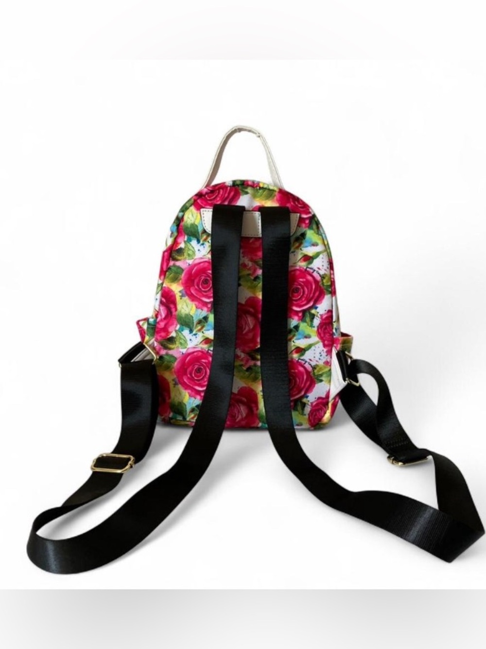 Juicy Couture Rosie White Multi Floral Rose Mini Backpack - Picture 2 of 9